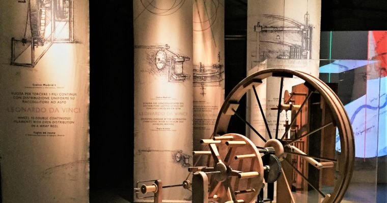 LEONARDO DA VINCI, L’INGEGNO, IL TESSUTO. OMAGGIO AL GENIO NEL 500° ANNIVERSARIO DELLA SCOMPARSA